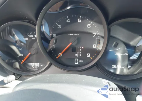 2016 Porsche Boxster Black Edition из США, поврежденный, VIN WP0CA2A80GS120874